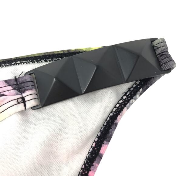 Sinful by Affliction Hydrogen Swimsuit Bikini Bottom Pink Green Size X-Large - Picture 3 of 7